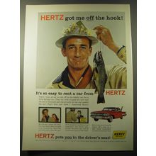 1960 Hertz Rent-a-Car Ad - Hertz got me off the hook!