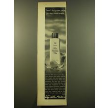 1961 Elizabeth Arden Ardena Velva Moisture Film Ad - Don't let your skin go dry