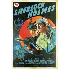 The Adventures Of Sherlock Holmes-1939 Poster Canvas Movie Film Print A0 A1 A2 A