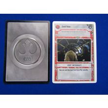Star Wars 1997 Dagobah Decipher CCG W/B Card Tunnel Vision LS