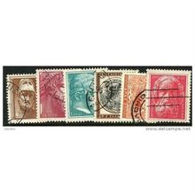 1955 6 different values - #2202 fine used (o)