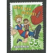 AUS 2009 55c 'LETS GET ACTIVE' FINE USED (EBID34-881)