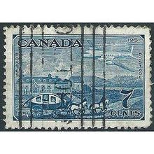 Canada 1951 SG438 7c Blue Good/Fine Used ... .