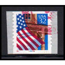 Used 2915A 32c U.S. Flag Over Porch Very Fine CNS 88888 10x10 PA3464