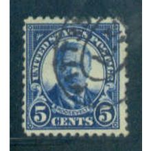 Used 557 5c Theodore Roosevelt Barely Clears A15575