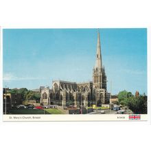 St Mary's Church Bristol Postcard 5435