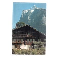 GRINDELWALD, WETTERHORN used postcard 1971 postmark =