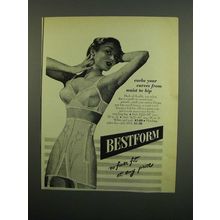 1950 Bestform Style 5452-14 girdle & Style 6094 Bra Ad