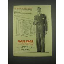 1949 Moss Bros Fashion Ad - The beauty of ready-to-wear
