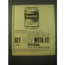 1965 Swarfega Antiseptic Hand Cleanser Ad - Get Clean with It!