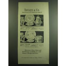 1949 Tiffany & Co. Ad - Copeland Spode Aster Earthenware and Lenox Daybreak