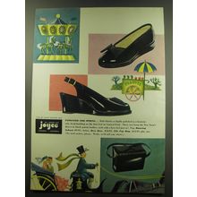 1949 Joyce Advertisement - Dancing School Shoes, Best Bow Shoes and Tilt Top Bag