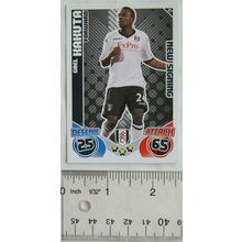 2010/11 Topps Match Attax Trading Card N17 Gael Kakuta, Fulham