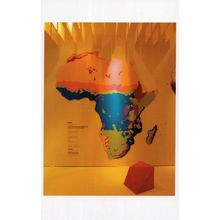 Urban Africa David Adjaye African Map Museum London Exhibition Postcard