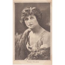 Peggy Hyland Silent Movie Actress Antique Postcard
