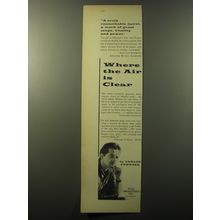 1960 Ivan Obolensky Inc. Book Ad - Where the Air is Clear by Carlos Fuentes
