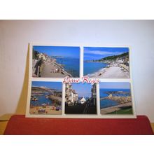 multiview, LYME REGIS, DORSET unused postcard by John Hinde =