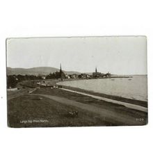 Largs Bay From The North, Ayrshire, Scotland, RP Postcard.