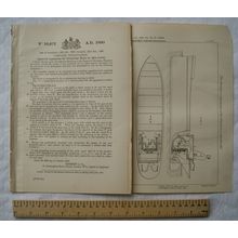 1890 Patent No. 16,672 propelling boats by man-power, Fritz Batjer, Hamburg