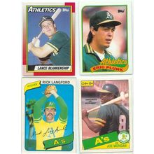 Lot of 39x Oakland A's incl Insert, Rookies baseball cards