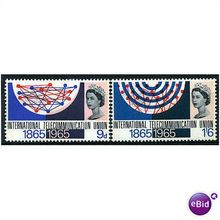 1965 SG683p-84p ITU PHOSPHOR Mounted-Mint