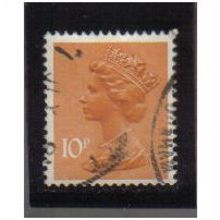 1976 GB 10P BROWN F/U SG X886