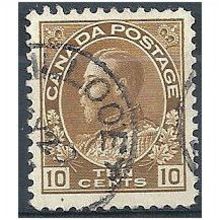 Canada 1925 SG254 10c Bistre-Brown.Fine Used.