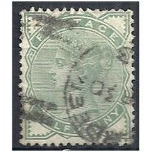 1880 SG164 1/2d Deep Green Good/Fine Used .