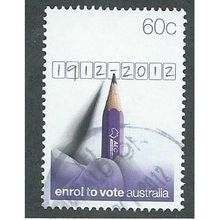 AUS 2012 60c 'COMPULSORY ENROLMENT' FINE USED (EBID37-794)
