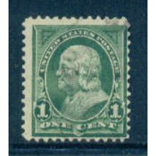 Used 279 1c Benjamin Franklin Average Plus M04399