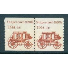 1898A 4c Stagecoach Fine MNH Dry Gum CNP Left 3 W0492