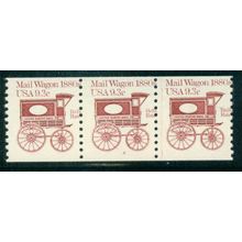 1903 9.3c Mail Wagon Average MNH Dry Gum PNC 3/3 A02135