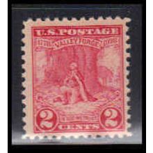 645 2c Valley Forge Just Clears MNH O1182