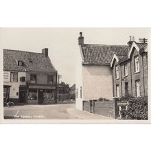 Laceby Square Lincolnshire Lincs Village Nags Head Hotel Pub Antique Postcard