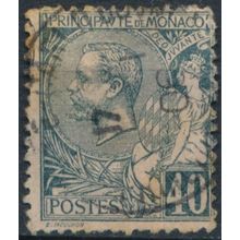 Prince Albert I: 40c - Monaco 1894 - FH - Yv 17b