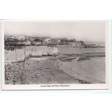 Louisa Gap and Pool Broadstairs RP Postcard Kent Paragon Series