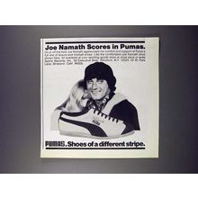 1972 Puma Shoes w/ Joe Namath - Scores in Pumas!