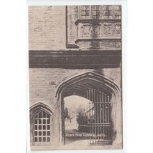 Vicars Close Gateway Wells Somerset Postcard W9