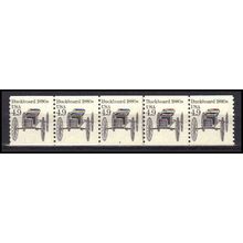 2124 4.9c Buckboard Fine MNH Dry Gum PNC 4/5 X0284