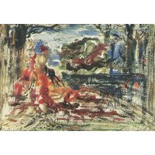 Gustave Moreau Pres Des Eaux Aquarelle Painting Postcard