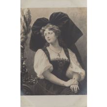 L Beroud Le Rouet Alsacien Painting Salons De Paris Postcard