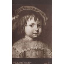Henry VIII As A Boy Old Painting Postcard