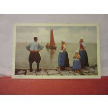 MARKEN, HOLLAND unused vintage postcard Isle of Marken c.1958 =