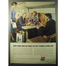 1960 United Air Lines Ad - Never before could you travel like this to Hawaii