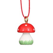 13-0025 - Christian Ulbricht Ornament - Mini-Mushroom - .75"H x .5"W x .5"D