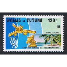 Wallis and Futuna Space World Telecom Exhibition 1979 MNH SG#337 Sc#C97