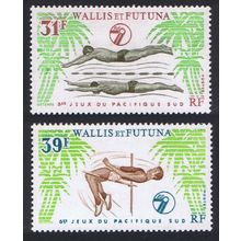Wallis and Futuna Swimming High Jump Sports 2v 1979 MNH SG#333-334 Sc#238-239