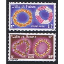 Wallis and Futuna Necklaces 2v 1979 MNH SG#335-336 Sc#240-241