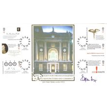 Stephen Fry Royal Society Of Arts Hand Signed Buckingham Rare FDC