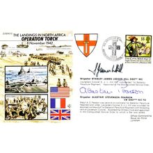 Stanley James Hill WW2 3rd Parachute Brigade North Africa Hand Signed FDC